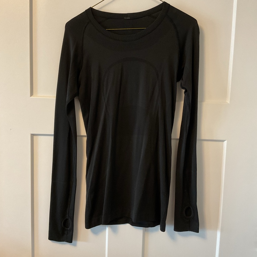 lululemon athletica Black swiftly tech long sleeve